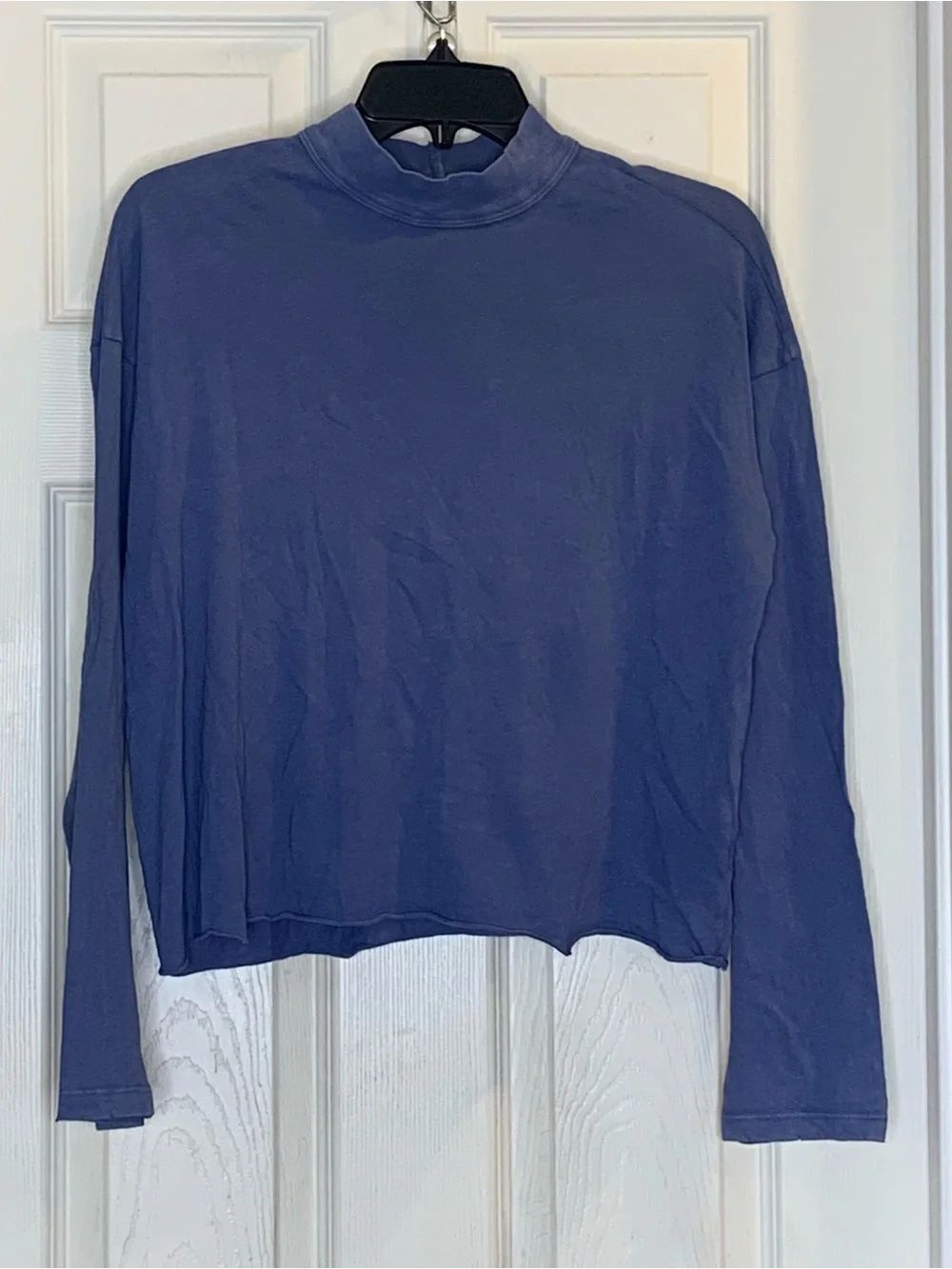 Aerie Mock Neck Turtleneck Size Small Cornflower Blue
